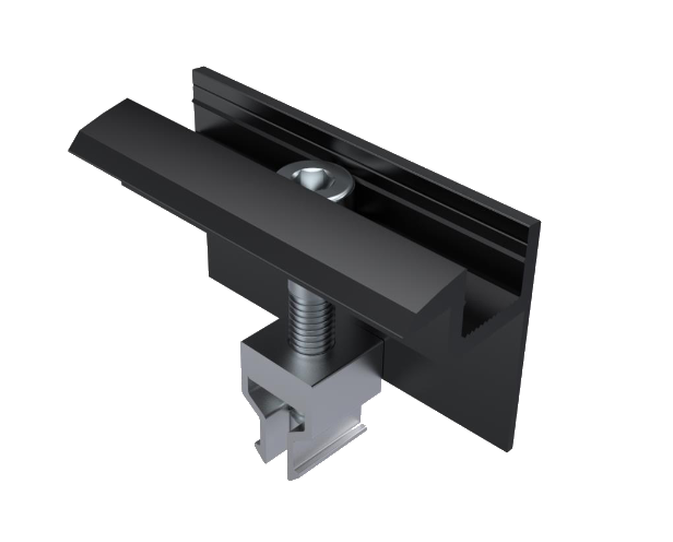 Modulendklemme Clip schwarz MH 30mm