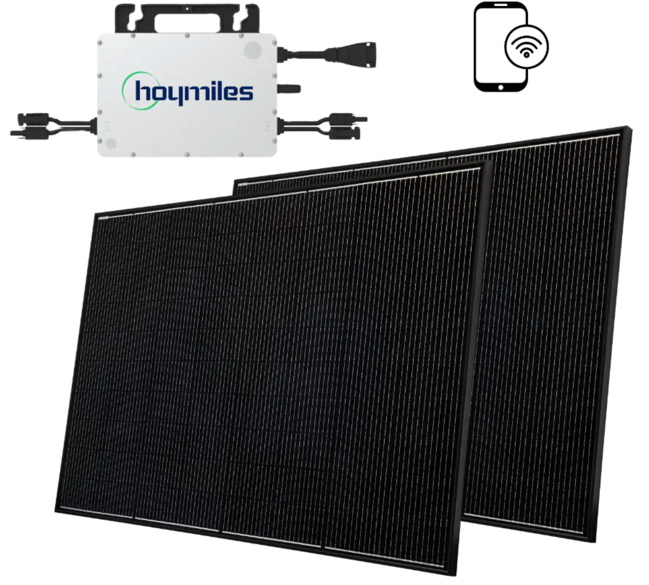 Balkonkraftwerk: NeMo 4.2 400 Black & Hoymiles HMS-800W-2T WIFI Wechselrichter