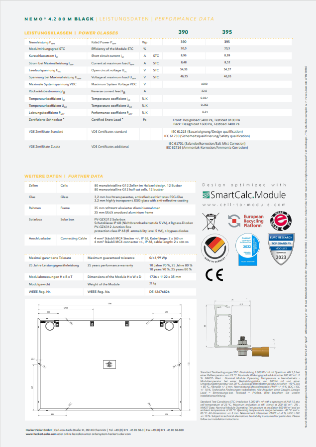 NeMo® 4.2 80 M 390 Black -B Modul